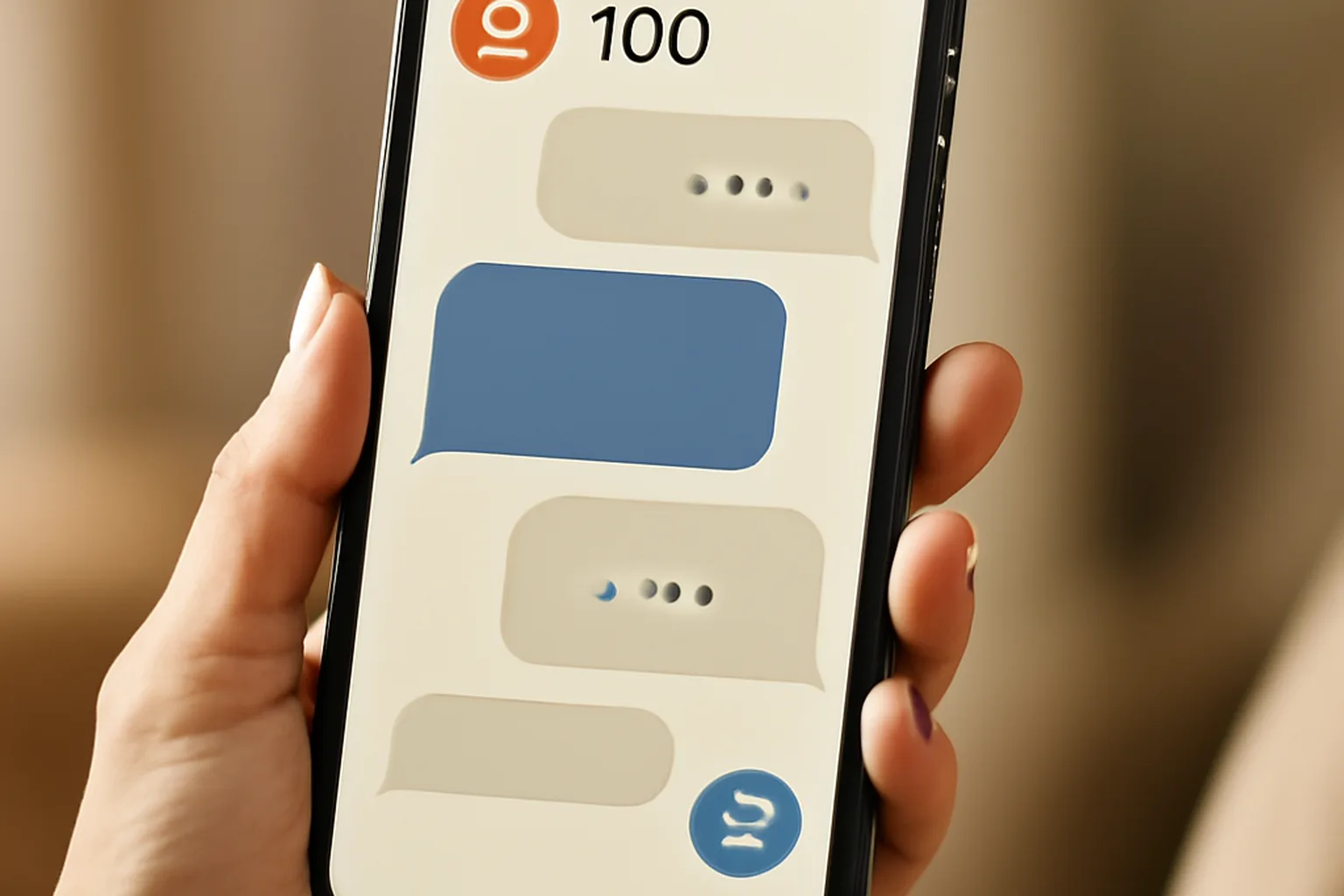 A screenshot-style illustration of a credit-based messaging interface on a dating platform